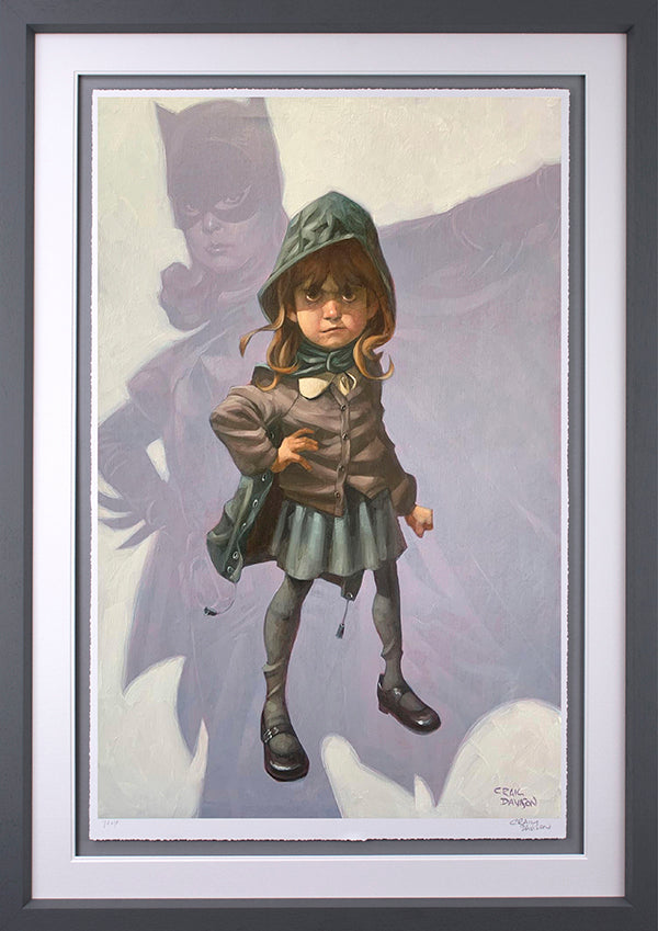 Craig Davison - ' Gotham Girl' - Framed Limited Edition Art