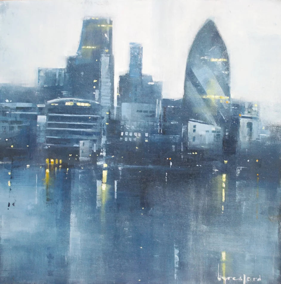 Mark Beresford - 'City View' - Framed Original Artwork
