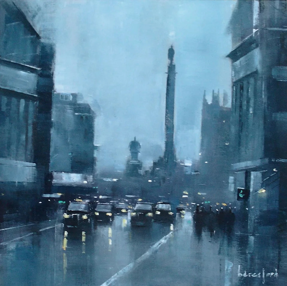 Mark Beresford - 'Towards Trafalgar Square' - Framed Original Artwork