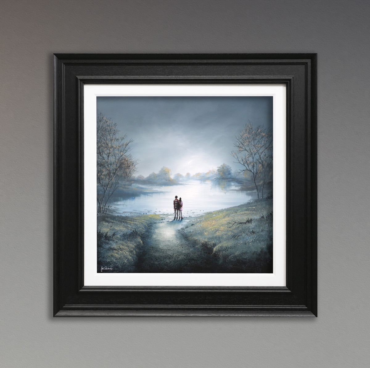 Danny Abrahams - 'A Tranquil Moment Together' - Framed Original Art