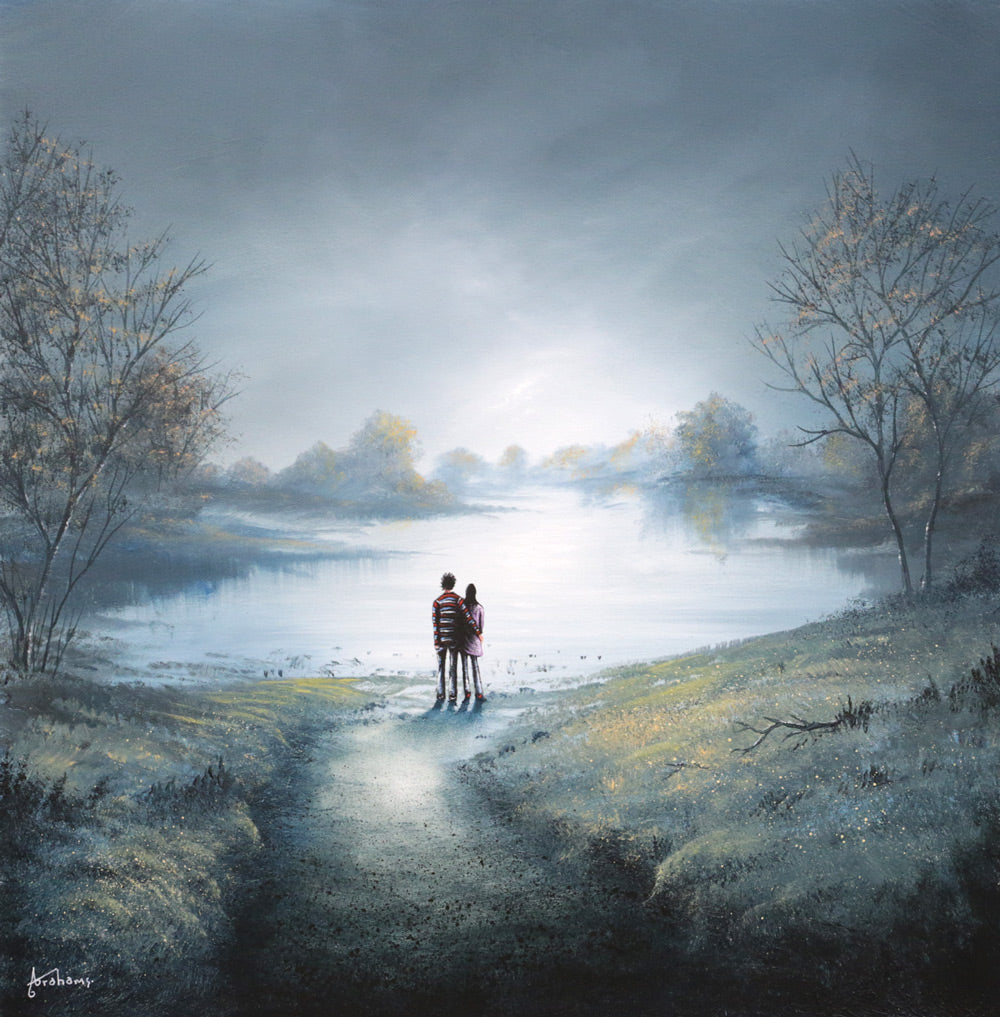 Danny Abrahams - 'A Tranquil Moment Together' - Framed Original Art