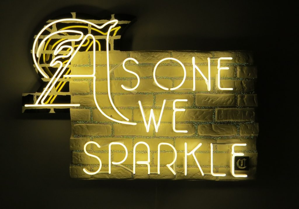 Courty - 'As One We Sparkle' - Framed Original Print