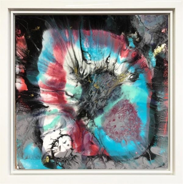 Amanda Jones - 'Volcanic Explosion' - Framed Original Art