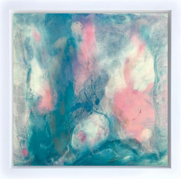 Amanda Jones - 'Pastel Pinks' - Framed Original Art