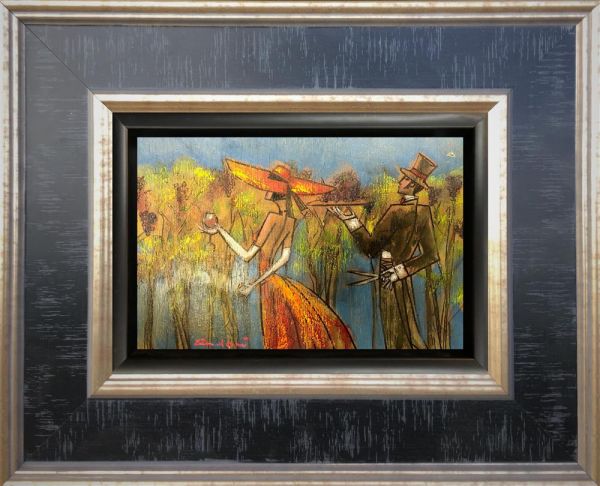 Andrei Protsouk - 'New Grape Tasting' - Framed Original Art