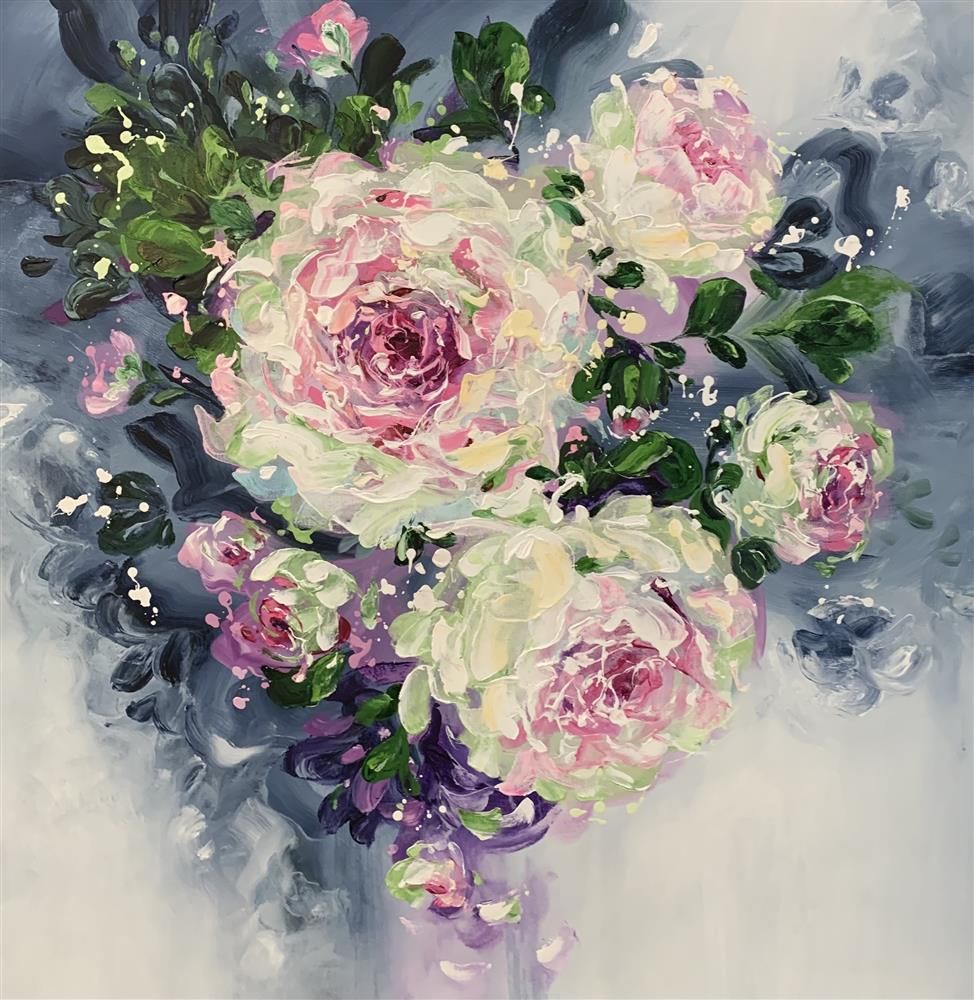 Anna Cher - 'Falling In Love' - Framed Limited Edition Canvas