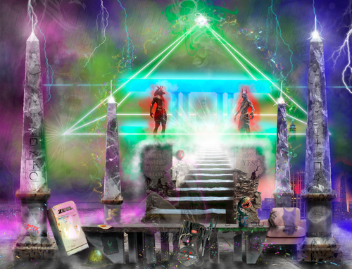 Neil Pengelly - 'Are You A God- Ghostbusters'- Framed Limited Edition Print