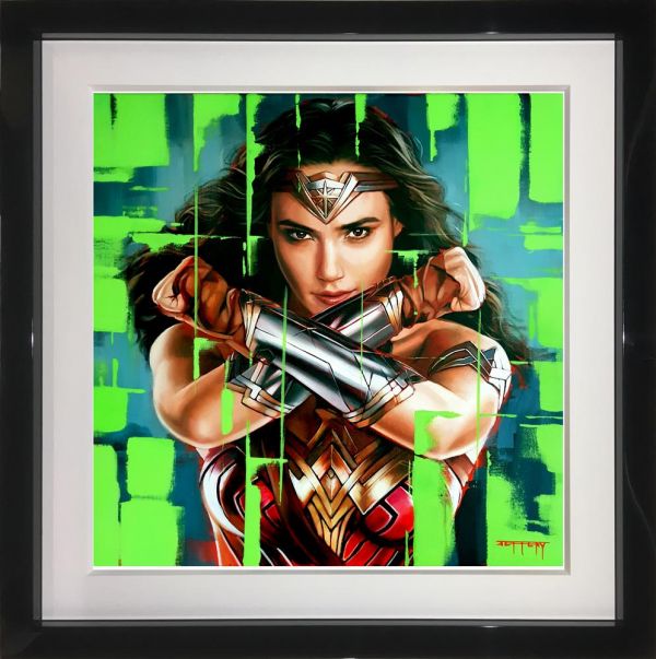 Ben Jeffery - 'Wonder Woman' - Framed Original Art