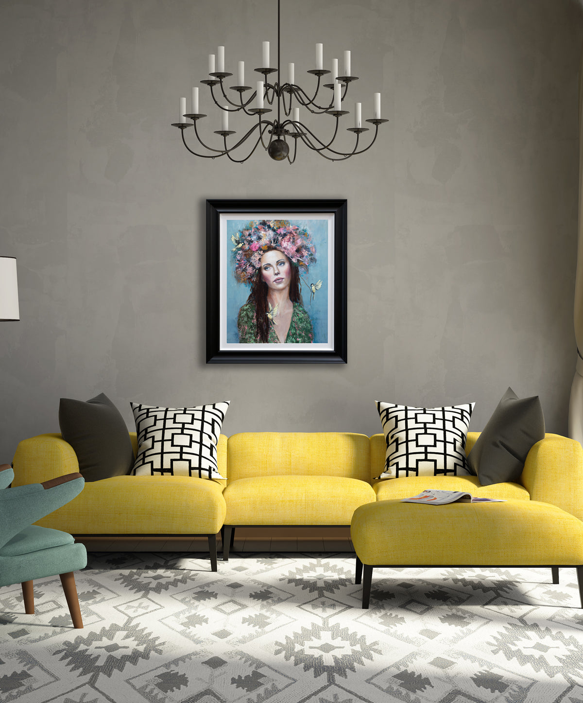 Malin Östlund - ' Bits And Pieces' - Framed Limited Edition