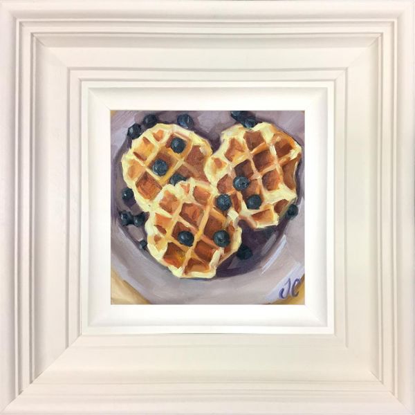 Joss Clapson - 'Blueberry Breakfast' - Framed Original Art