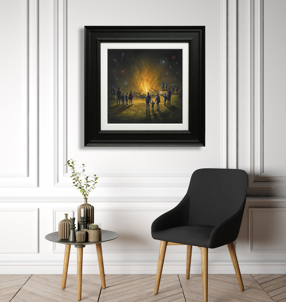 Danny Abrahams - 'Bonfire Toffee' - Framed Limited Edition Art