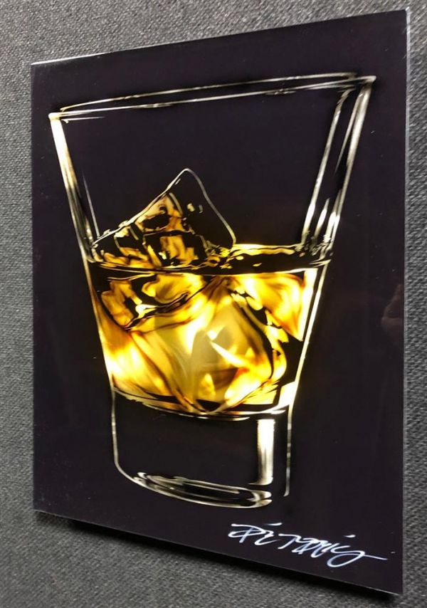 Chris DeRubeis - 'Scotch - 1908394' - Framed Original Art