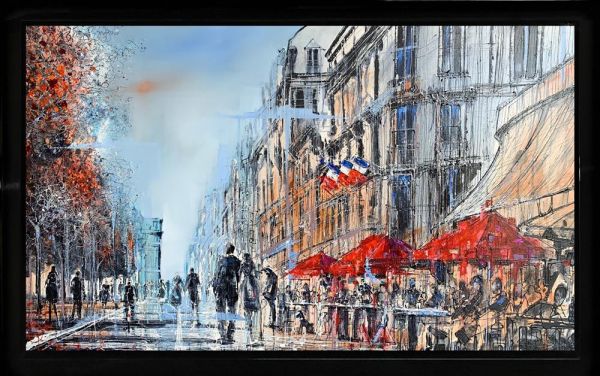 Nigel Cooke - 'Coffee In Paris' - Original Artwork for sale