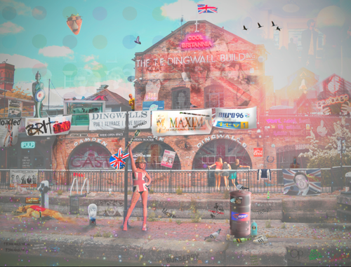 Neil Pengelly - 'Cool Britannia-Britpop'- Framed Limited Edition Print