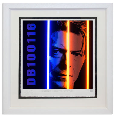 "David Bowie" by Courty (FRAMED limited edition screen print)