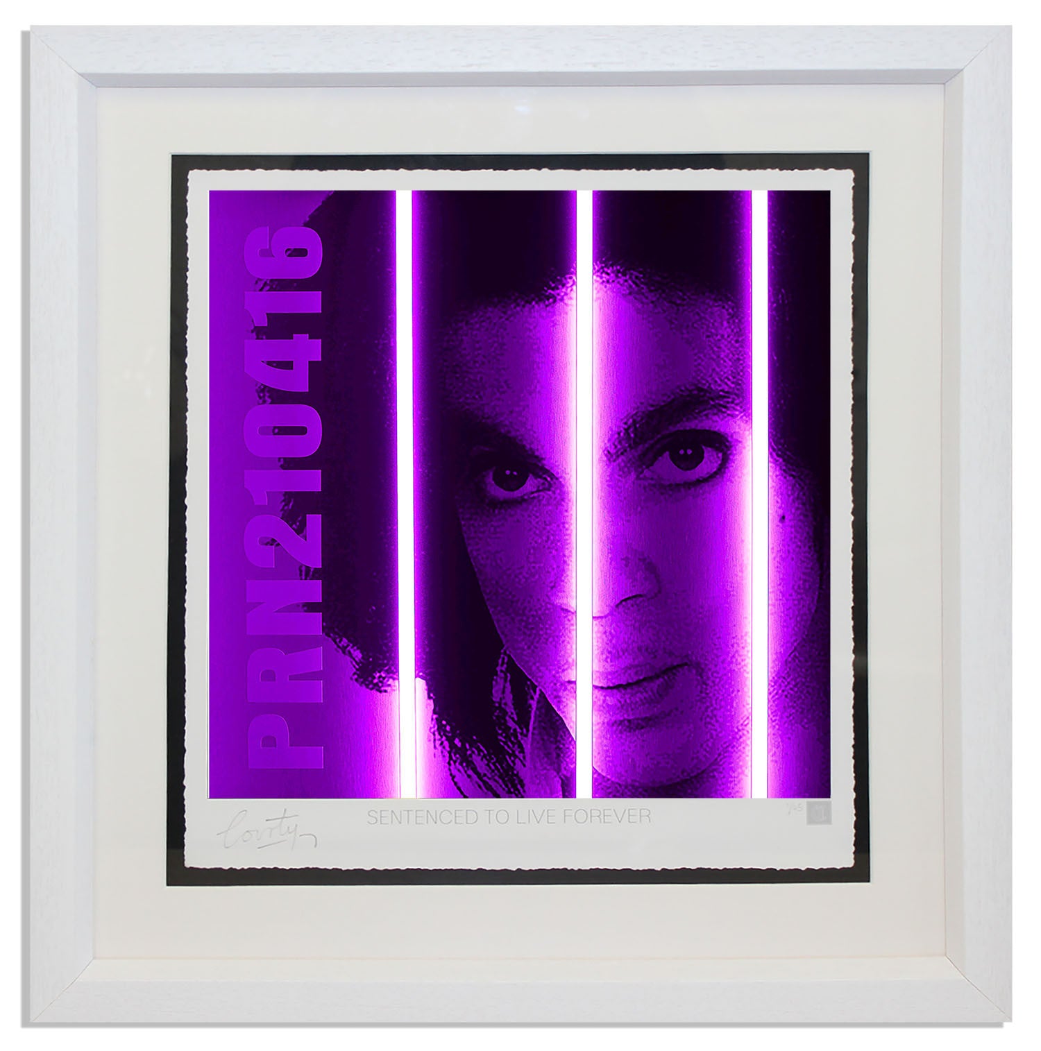 "Prince" by Courty (FRAMED limited edition screen print)