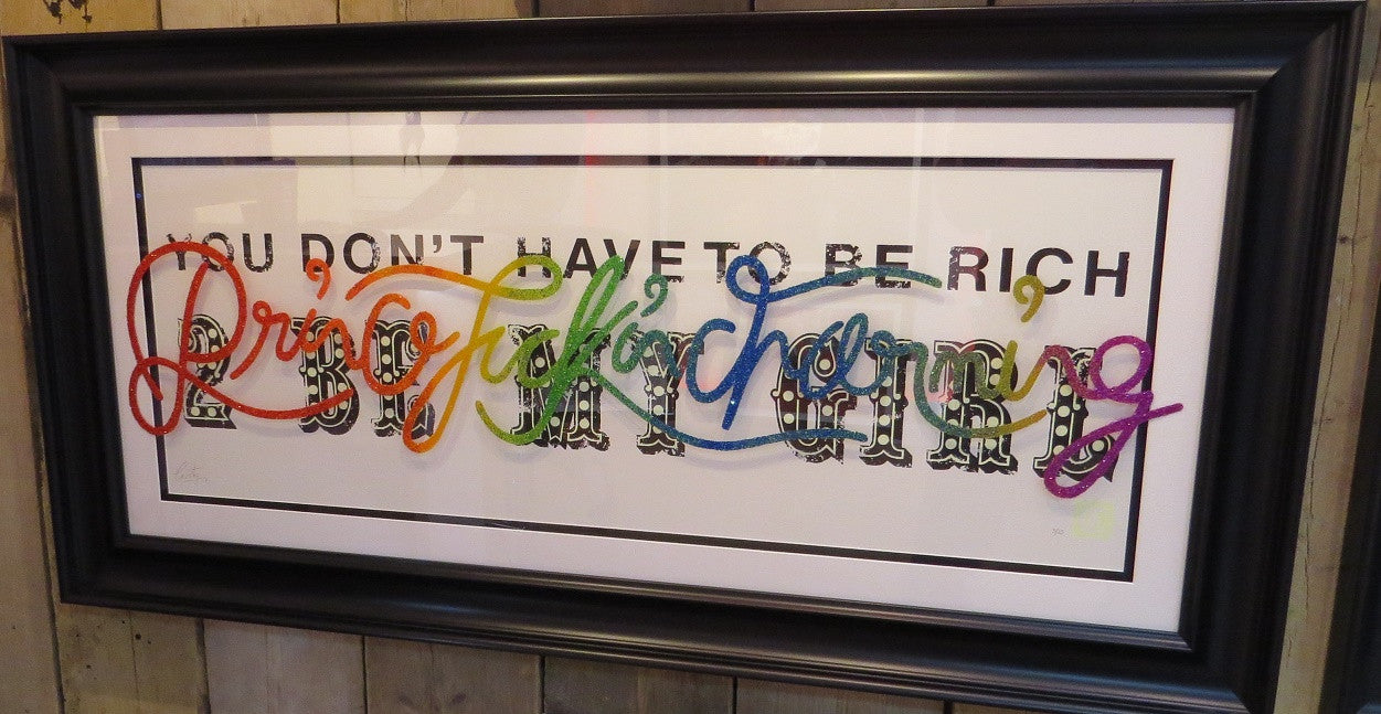 Courty - 'Princefuckingcharming'- Framed Limited Edition artwork