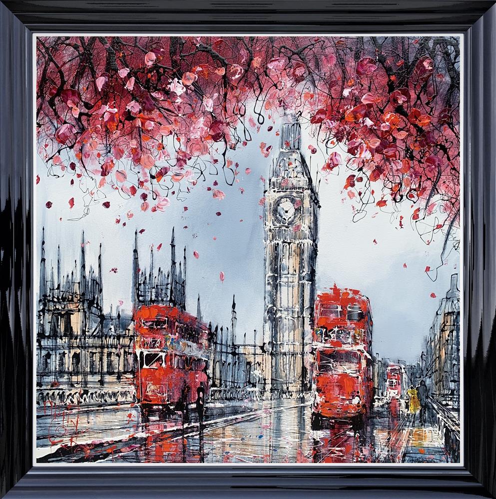 Nigel Cooke - "Crossing The Thames"  - Framed Limited Edition Canvas