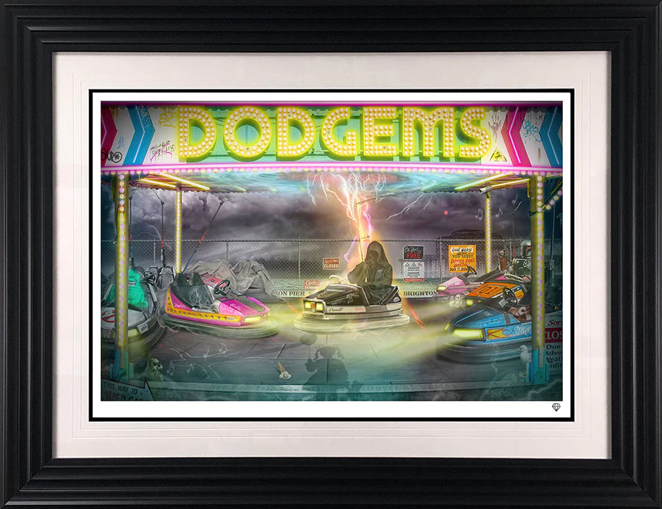 JJ Adams - 'Dodgems' - Framed Limited Edition
