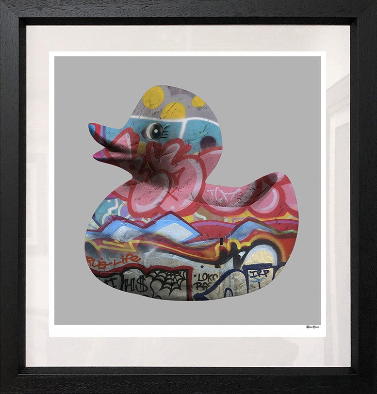 Monica Vincent - 'Duck & Cover' - Framed Limited Edition Print