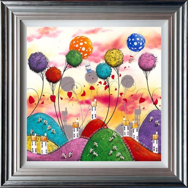 Dale Bowen - 'Moo Clouds' - 3D High Gloss - Framed Limited Edition Art