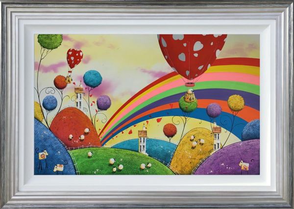 Dale Bowen - 'Finding Rainbows' - Framed Original Art