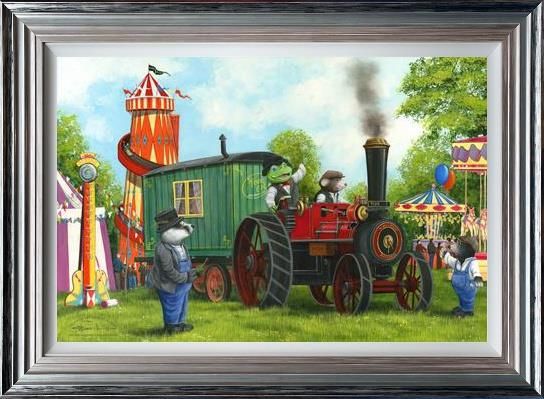 Dale Bowen - 'Mr Toad and Moley's Steam Adventures' - Framed Limited Edition Art
