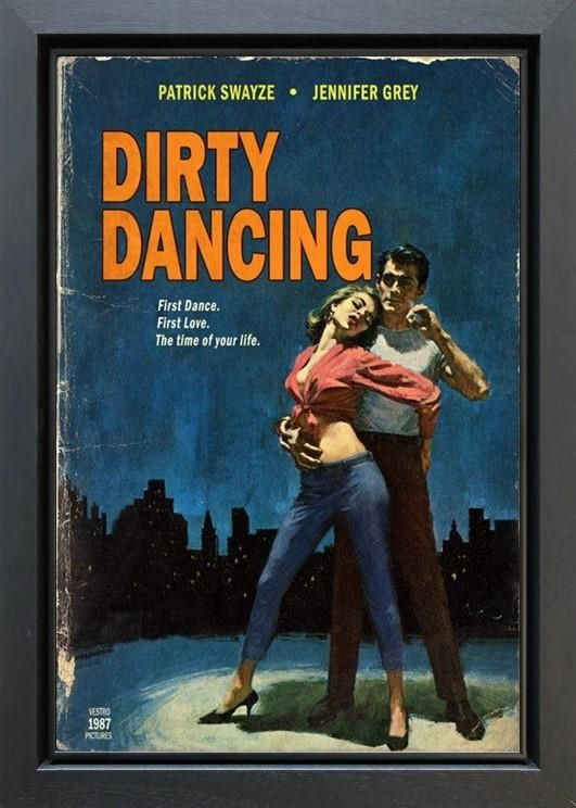 Linda Charles - 'Dirty Dancing' - Framed Original Artwork