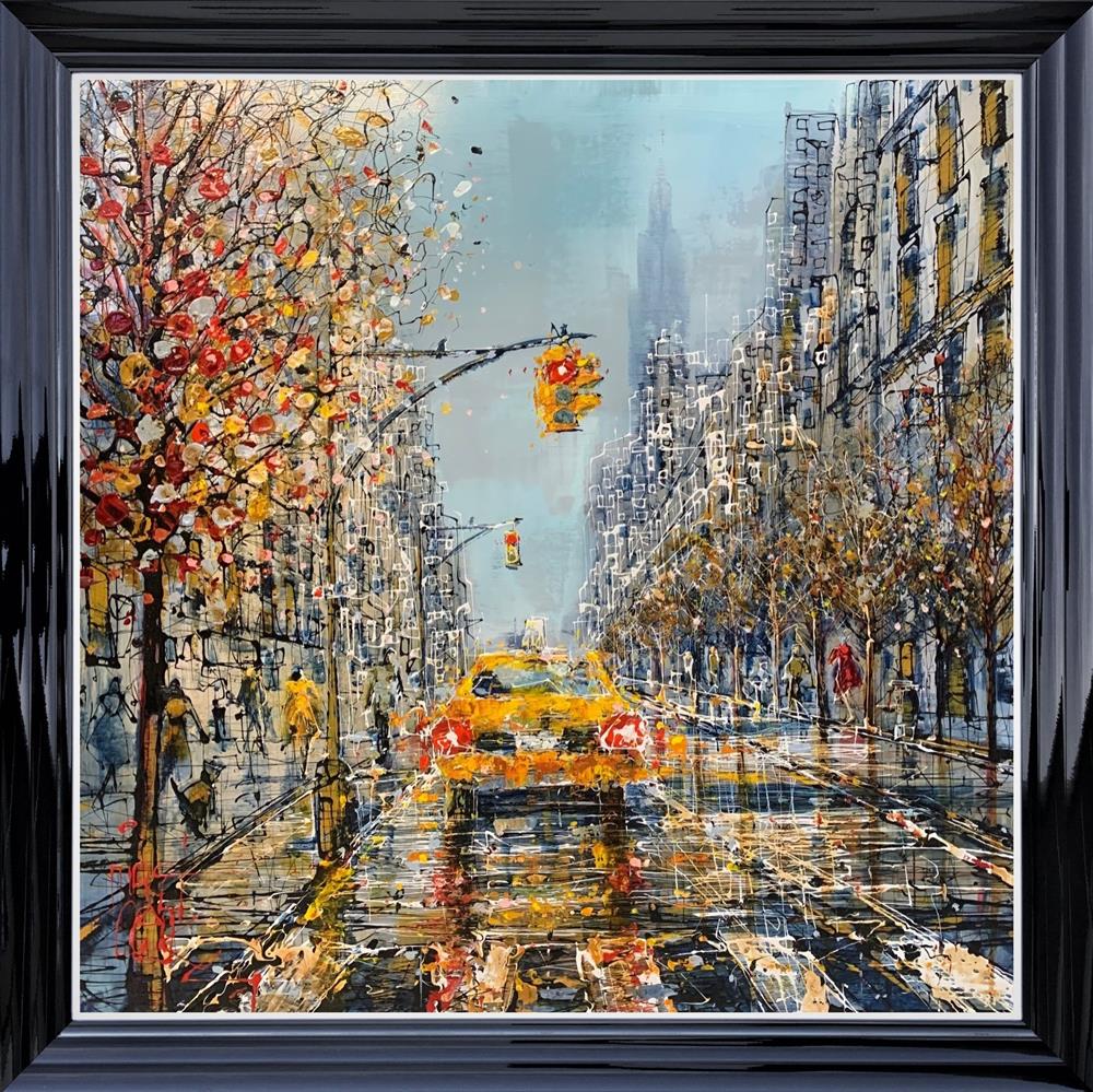 Nigel Cooke - "Downtown Manhattan"  - Framed Limited Edition Canvas
