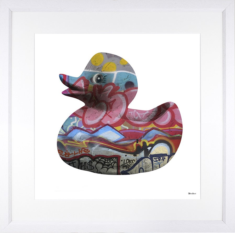 Monica Vincent - 'Duck & Cover' - Framed Limited Edition Print