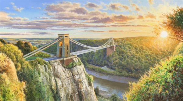 Duncan Palmar RSMA - Clifton Suspension Bridge - Framed Limited Edition