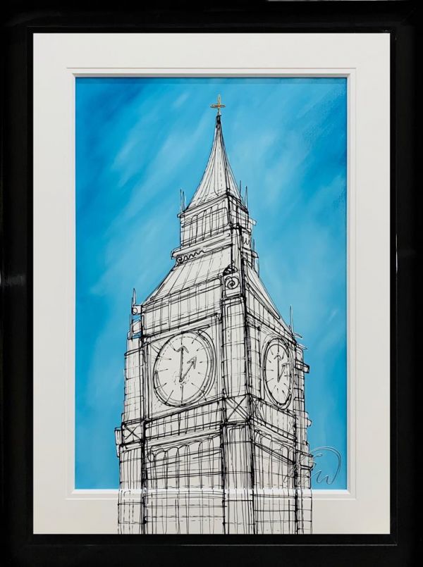Edward Waite - 'Big Ben'- Framed Original Art