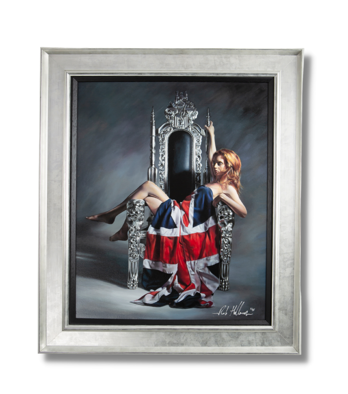 Rob Hefferan- 'English Rose' - Framed Limited Canvas Edition