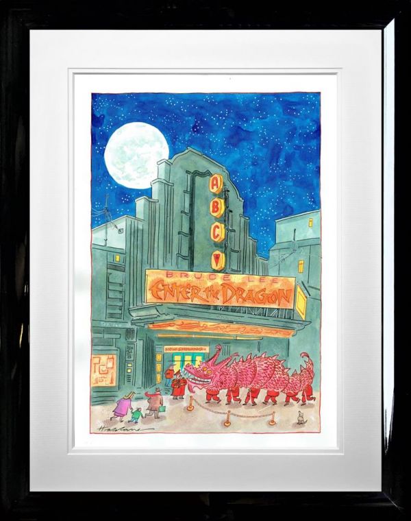 David Haldane - 'Enter The Dragon' - Framed Original Art