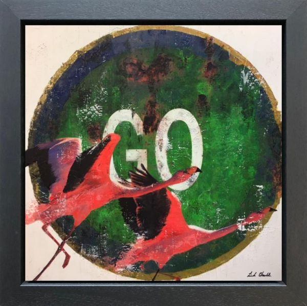 Linda Charles - 'Falmin-Go 2' - Framed Original Artwork