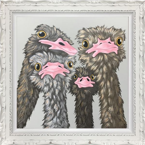 Amy Louise - 'Family Selfie' - Framed Limited Edition Art