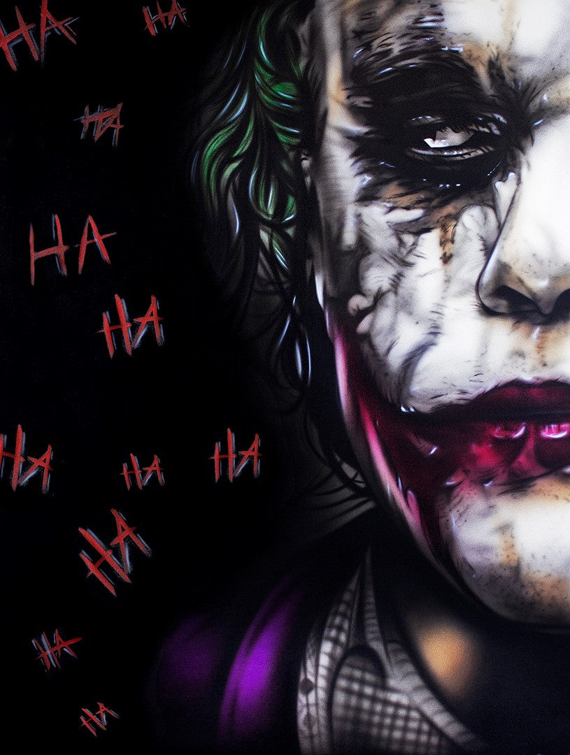 James Tinsley - 'Joker' (Heath Ledger) - Framed Original Art