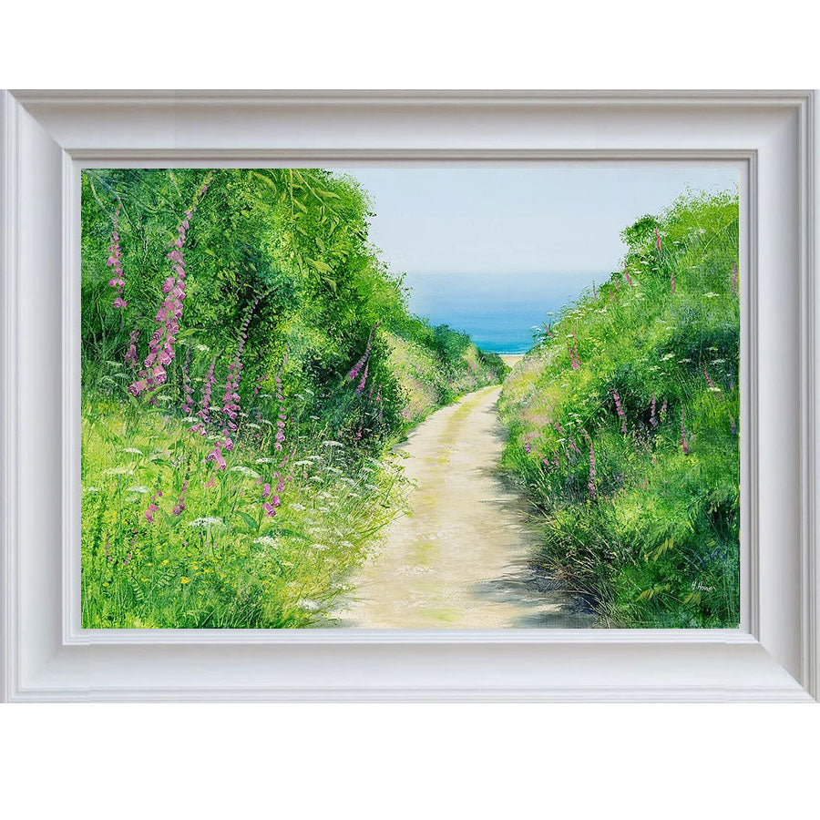 Heather Howe - 'Down To The Beach' - Framed Limited Edition Print