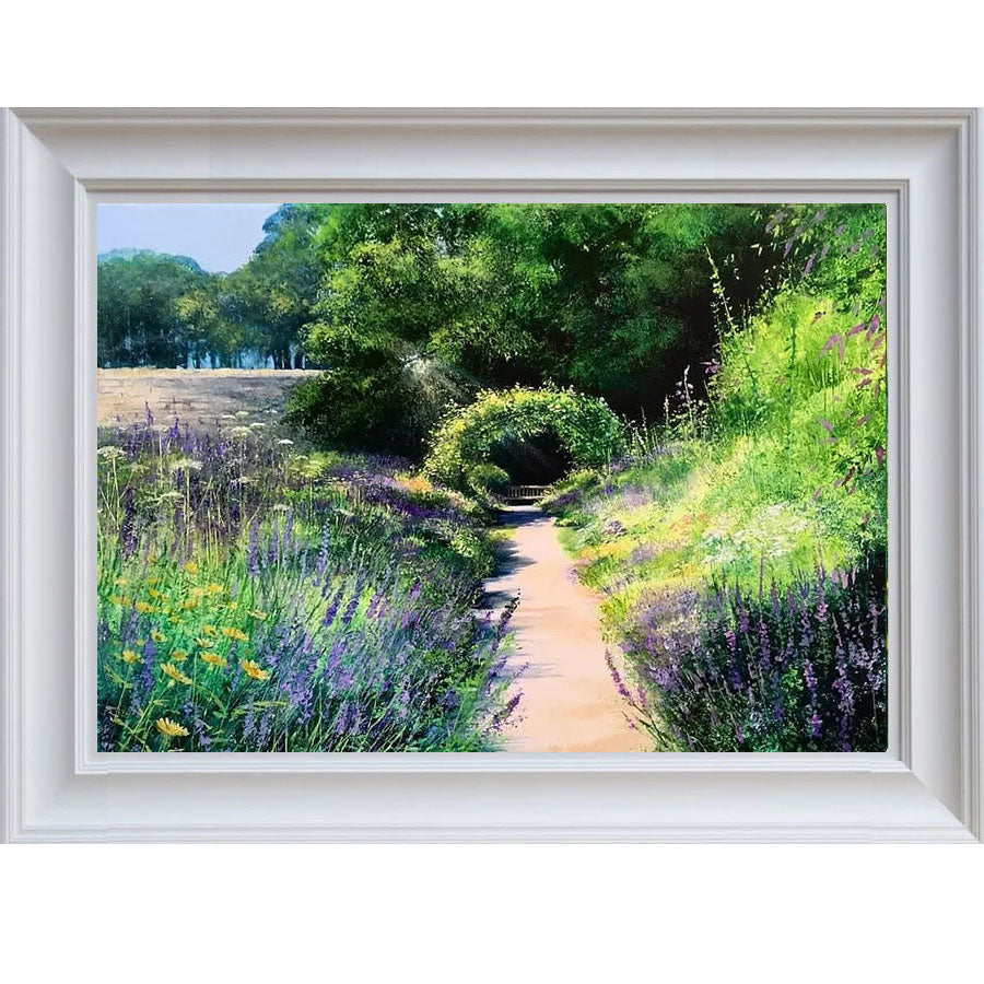 Heather Howe - 'Lavender Walk' - Framed Limited Edition Print