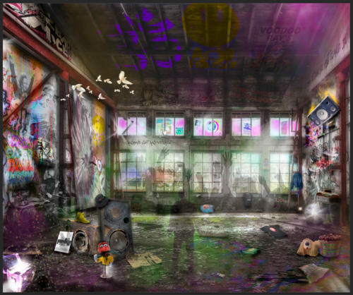 Neil Pengelly - 'Happy Dayz- Rave'- Framed Limited Edition Print