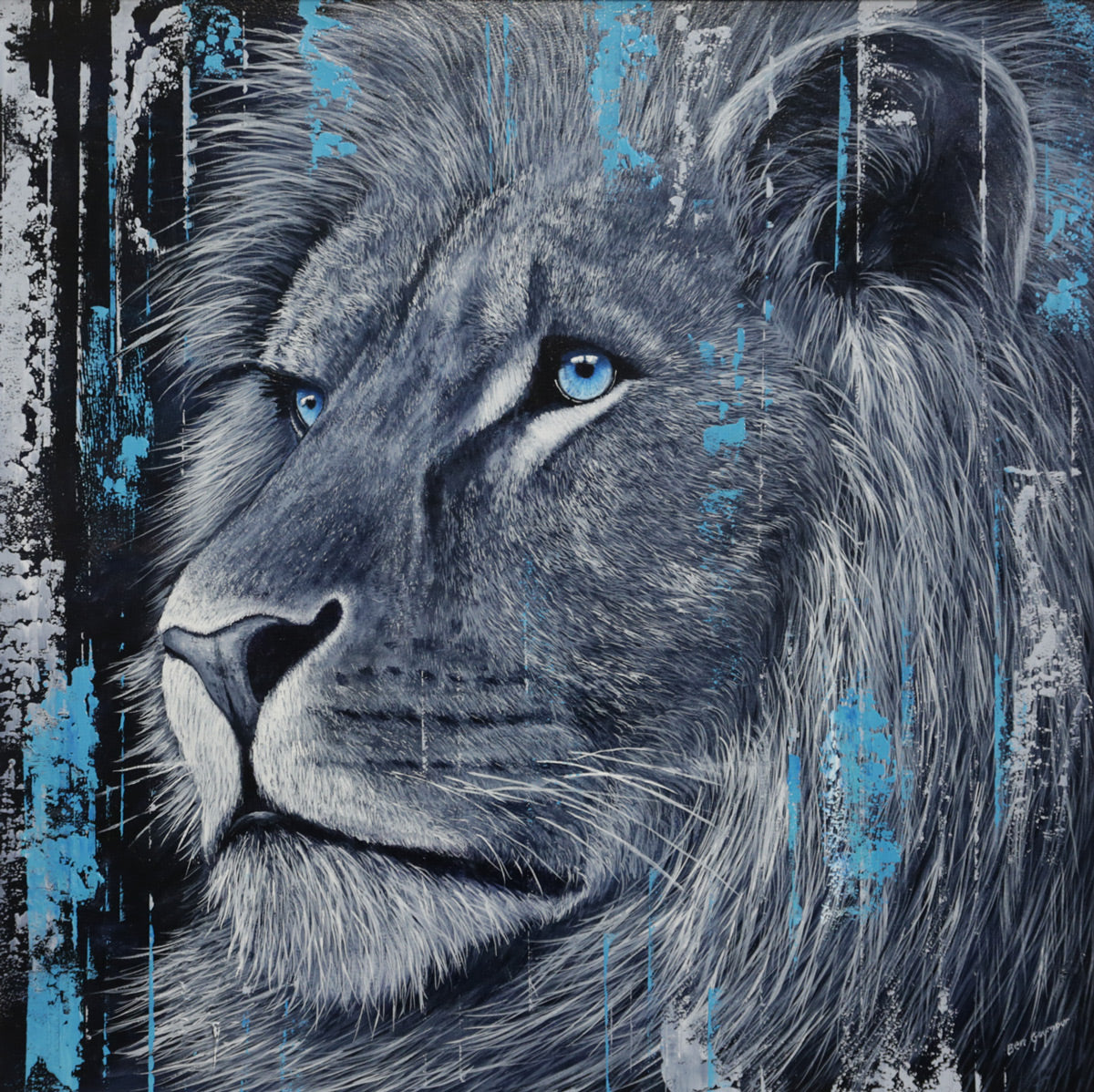 Ben Goymour - 'Hercules' - Framed Original Art