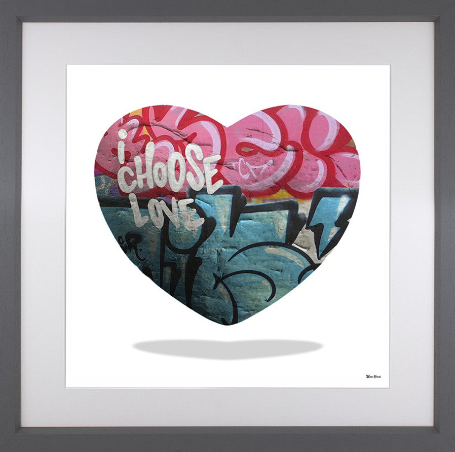 Monica Vincent - 'I Choose Love' - Framed Limited Edition Print