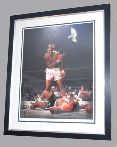 "Ali vs Liston" by JJ Adams (FRAMED limited edition print) - New Look Art