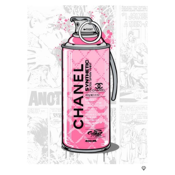 JJ Adams - 'Brand Grenade Chanel' - Framed Limited Edition