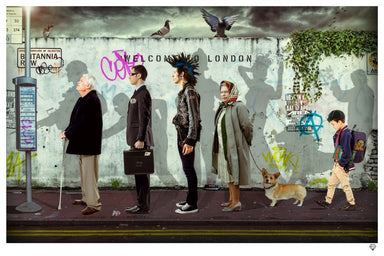 "Britannia Row" by JJ Adams (limited edition print) - New Look Art