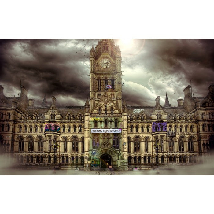 "Manchester Rules" by JJ Adams (limited edition print) - New Look Art