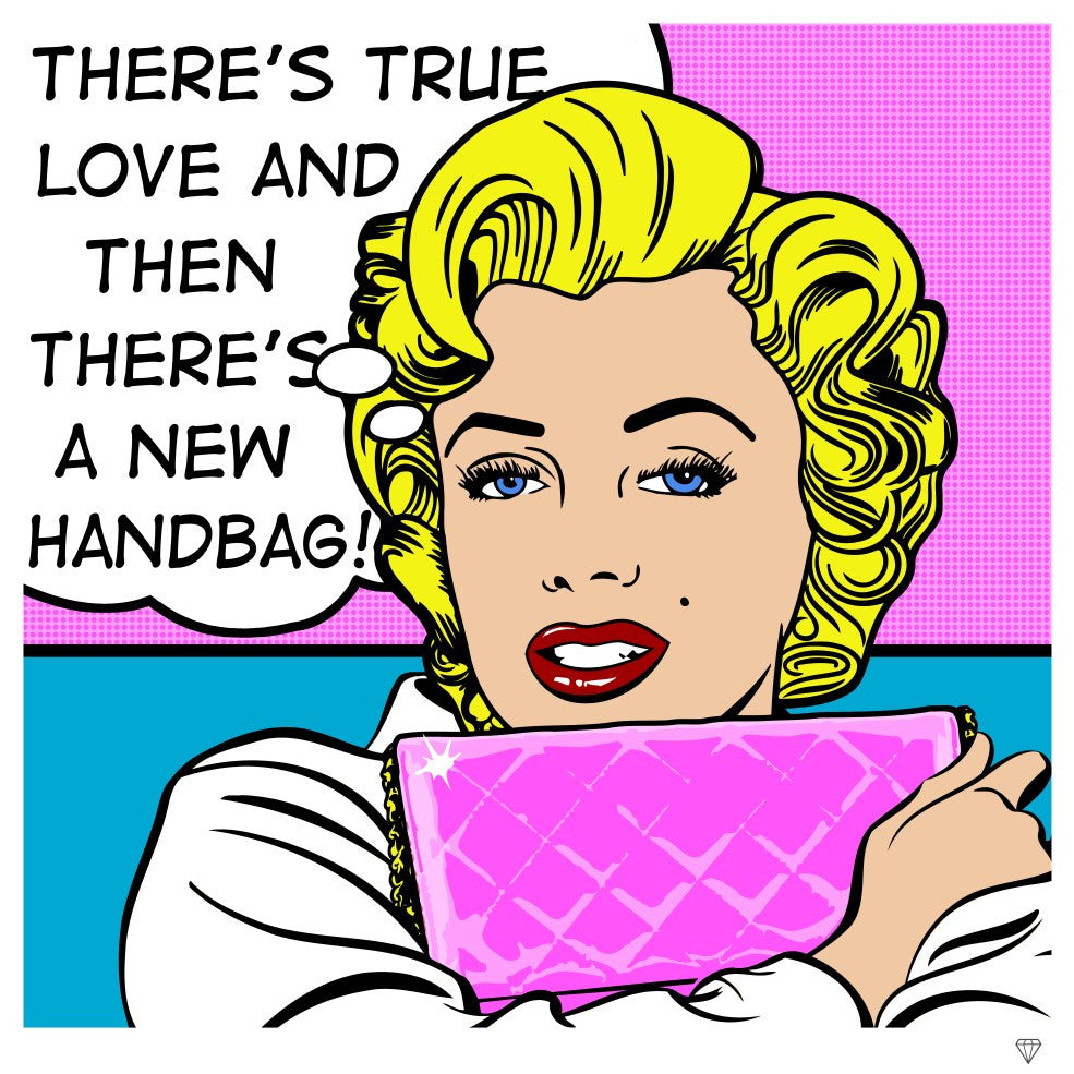JJ Adams - 'Marilyn Handbag Pop' - Framed Limited Edition