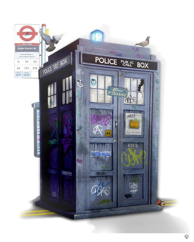 "Tardis" by JJ Adams (limited edition print) - New Look Art