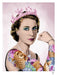 "The Queen Tattoo Colour" by JJ Adams (limited edition print) - New Look Art