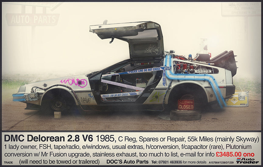 JJ Adams - 'Doc's Auto Trader' - Framed Original